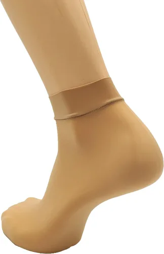 Vista 5 de 5 pares de calcetines de tobillo de seda de hielo para hombre