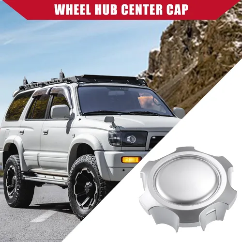 Vista 3 de 4260304030 / Tapas centrales de cubo de rueda para Toyota 4Runner 1996-2002 / Durable/plástico / 4 piezas/tono plateado