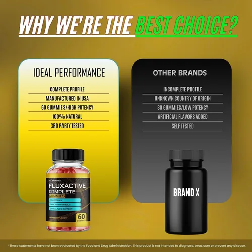 Vista 9 de Fluxactive Complete Gummies Flux Active Complete Max Strength Nuevos ingredientes (2 unidades)