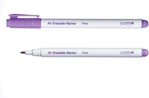Vista 3 de Clover Thick Air - Marcador borrable, morado, 1 unidad (paquete de 1)