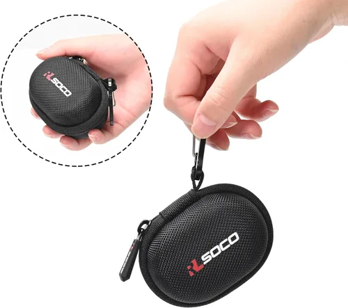 Vista 6 de RLSOCO Estuche de transporte para auriculares inalámbricos Anker Soundcore Space A40 con cancelación activa de ruido autoajustable - Negro