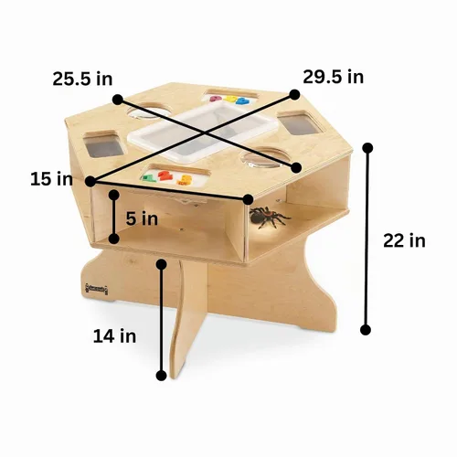 Vista 3 de Jonti-Craft Tabla de actividades científicas 6760JC