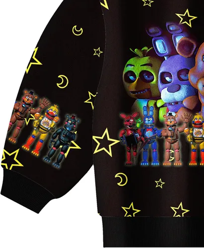 Vista 4 de AMEIME Conjunto de camisa y pantalones para niños, chaqueta, abrigo, ropa de exterior, trajes de película de terror para niños y niñas, regalo