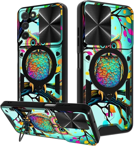 Vista 85 de Funda para Samsung Galaxy A03S de 6.5 pulgadas, funda protectora resistente con función atril giratorio de 360 grados, funda protectora resistente