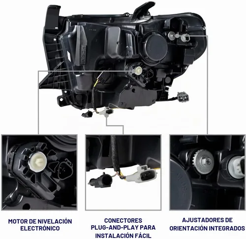 Vista 6 de Form Lighting Faros reflectores LED secuenciales compatibles con Toyota Tundra 2014-2021 (par)