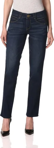 Vista 5 de Democracy Jeans de pierna recta para mujer Ab Solution Negro
