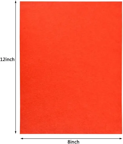 Vista 2 de BUYGOO 60 hojas de tela de fieltro rígido, 8 x 12 pulgadas, hojas de fieltro para manualidades, colores surtidos, 0.039 in de grosor, fieltro rígido