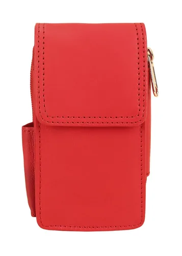 Vista 9 de Leatherboss - Estuche de cuero para cigarrillos con soporte para encendedor y bolsillo con cremallera (negro)