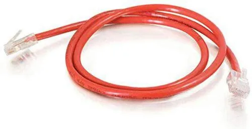 Vista 122 de C2G 24494 Cable cruzado Cat5e - Cable de conexión de red sin blindaje sin arranque, naranja (3 pies, 3.0 ft)