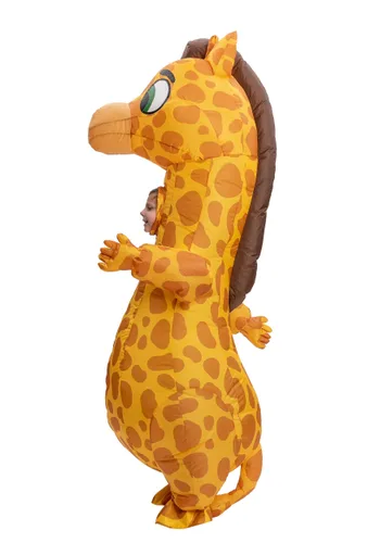 Vista 3 de Disfraz Inflable de Jirafa para Niños Multicolor