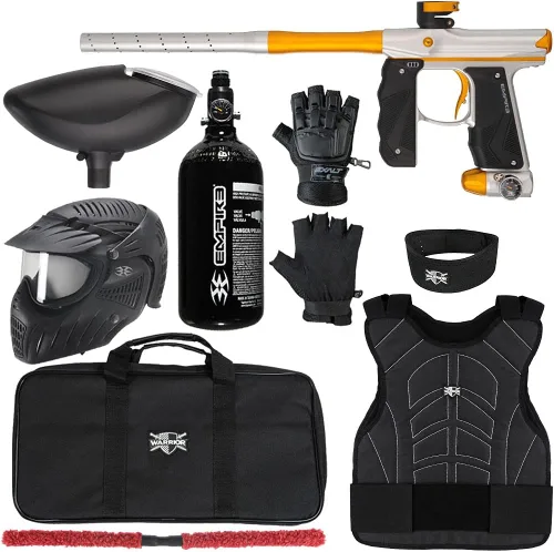 Vista 5 de Action Village Empire Mini GS TP Level 2 Kit de pistola de paintball protector
