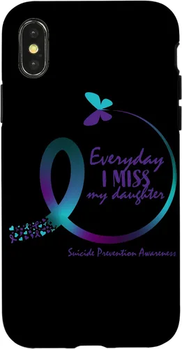 Vista 5 de Loving Memory Daughter Suicide Awareness Prevention Phone Case for iPhone 17