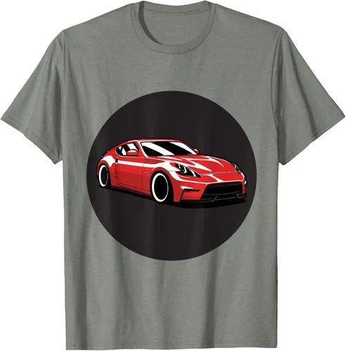 Vista 25 de 370z Car Retro Design Sport Camiseta, Blanco