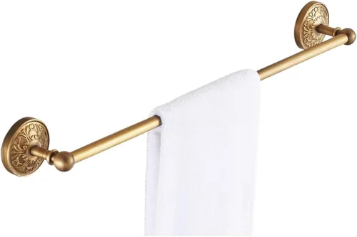 Vista 8 de High-End Retro Copper Bathroom Hardware Set – American and European Style Towel Rack Combination [Various Designs Available],Bath Towel Rack