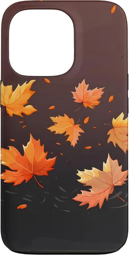 Vista 10 de Autumn Maple Leaves Swirling in The Wind Case for iPhone 17