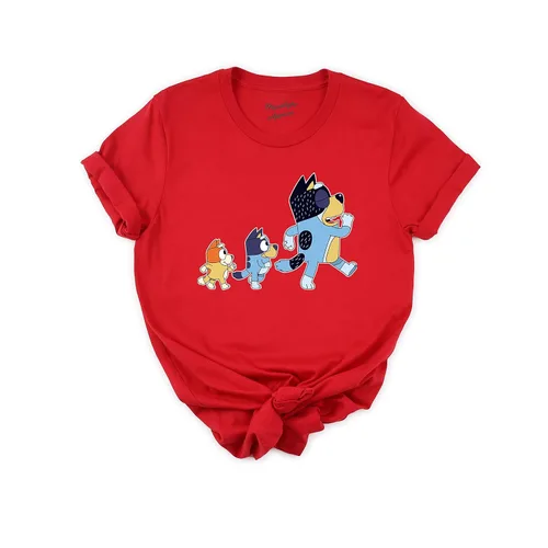 Vista 4 de Bluey & Friends T-Shirt, Bluey Disney Shirt, Bluey Shirt, Disney Shirts For Men, Disney Shirts For Women, Bluey Shirt For Kids, Disney Shirt Kids