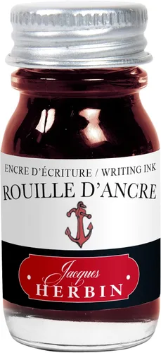 Vista 10 de Tinta para pluma estilográfica Herbin - 1 lata de 6 cartuchos - Larmes de Cassis