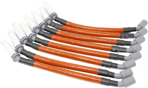 Vista 2 de DRAGON FIRE PERFORMANCE Pro Series - Juego de cables de bujías de ajuste directo de 0.591 in, 15 pulgadas, 40 ohmios, compatible con todos