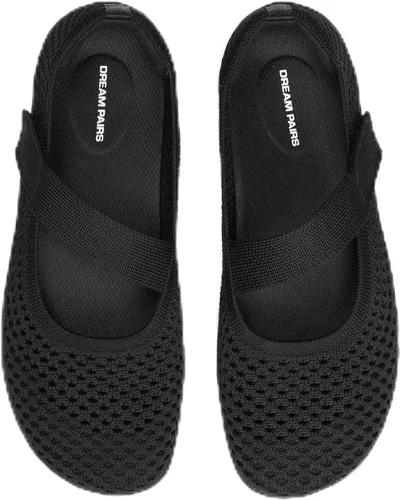 Vista 17 de DREAM PAIRS Zapatos planos Mary Jane de punta ancha para mujer Marrón
