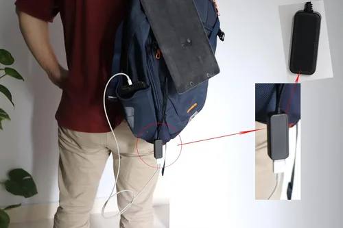 Vista 5 de Adaptador de cable con regulador de voltaje USB, enchufe adaptador de desconexión rápida USB, cargador USB de 2 A, puerto para coches, motocicletas