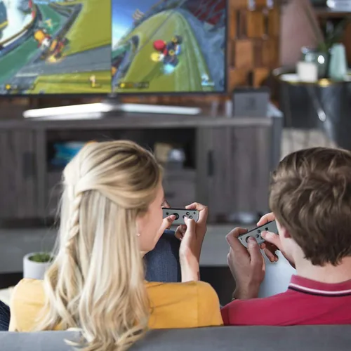 Vista 8 de QOZUGY Controller for Nintendo Switch, Replacement Wireless LR Controller with Double Vibration Support Wake-up and Screenshot