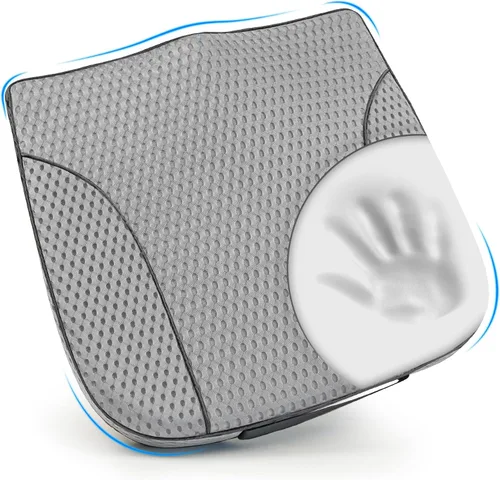 Vista 11 de Lofty Aim Cojín de asiento de automóvil, cómoda almohada de asiento de espuma viscoelástica para conducir, alivio del dolor de espalda y ciática