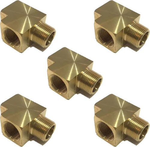 Vista 5 de Brass Street TEE 3/4" NPT combustible/aire/agua/aceite/gas WOG (10)