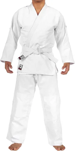 Vista 2 de FUJI Single Weave Training Judo Gi Uniform - Kids & Adults Cotton Training Gi for Judo and Karate