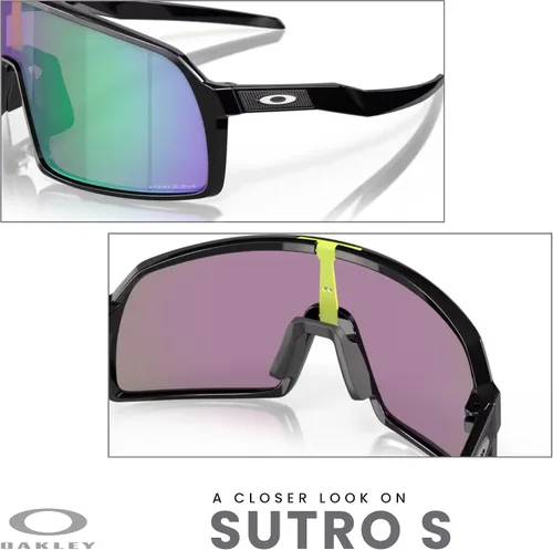 Vista 48 de Oakley Sutro OO9406 / OO9462 - Lentes de sol para hombre, kit de correa de accesorios, bolsa de microfibra