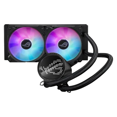 Vista 13 de ASUS ROG RYUO IV 360 ARGB con pantalla AMOLED curvada móvil de 6.67 pulgadas que admite video de efecto 3D o estadísticas de sistema