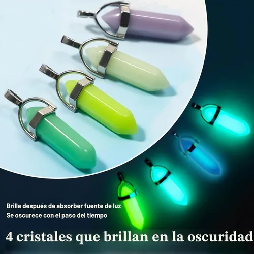 Vista 2 de ROADPLUM 40 piezas Colgantes de cristal curativos