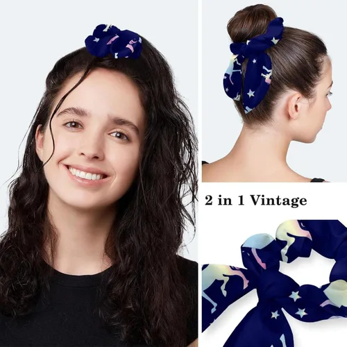 Vista 5 de Adjustable Working Caps, Autumn Leaves Hedgehog Bouffant Scrub Hats with Hair Scrunchy for Women