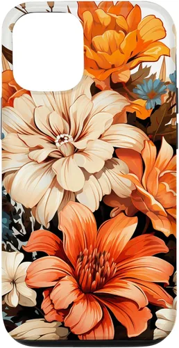 Vista 27 de Funda para iPhone 11 Pro Max Vintage Autumn Flower Fall Pumpkin Girl Women Fall