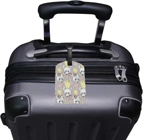Vista 2 de Guitong viaje equipaje etiqueta grande elefante animales cielo mochila etiqueta maleta viaje identificador cuero inteligente viaje negocio