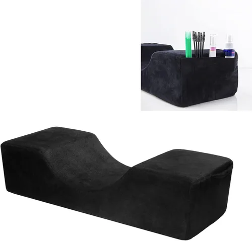Vista 8 de ZJchao Almohada de cuello con extensión de pestañas en forma de U, almohada de espuma viscoelástica para injerto de extensiones de pestañas