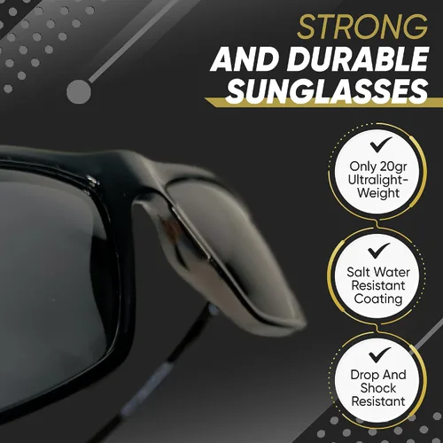 Vista 7 de KITANKA Polarized Sunglasses for Women Men UV400 Protection Ultra-Lightweight Classic Style All-Terrain Floating Sunglasses