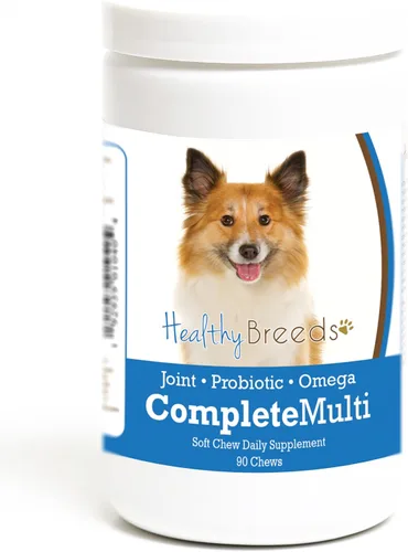 Vista 134 de Healthy Breeds Affenpinscher todo en uno multivitamínico suave masticable 60