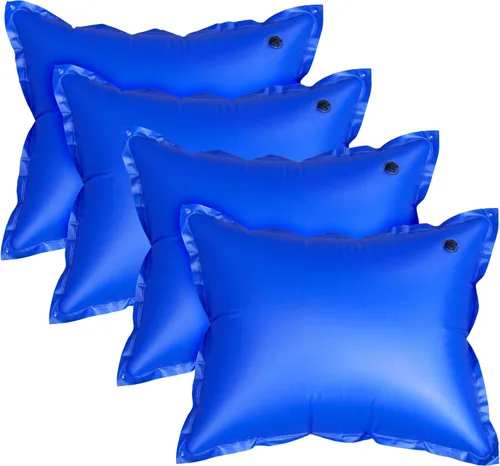Vista 4 de Robelle Deluxe Almohada de aire ecualizadora de hielo, Paquete de 4, Azul