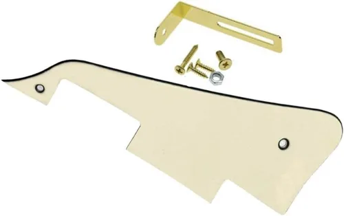 Vista 15 de KAISH Golpeador de guitarra Abalone Pearl LP con soporte negro para Epiphone Les Paul