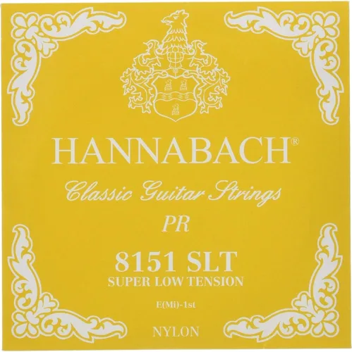 Vista 29 de Hannabach Serie 815 - Cuerda de guitarra (tensión baja) plateada especial, única E1 para guitarra clásica (652511)