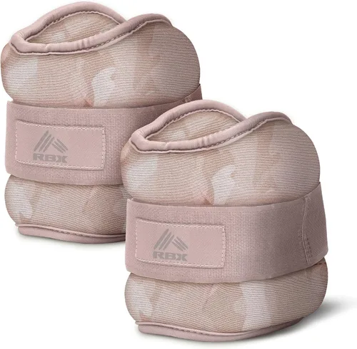 Vista 14 de RBX Juego de pesas para muñeca y tobillo, ajuste cómodo ajustable para entrenamiento y tonificación Negro