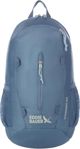 Vista 30 de Eddie Bauer Stowaway Mochila Empacable Viaje Exterior Ligera Plegable Duradera Poliéster Ripstop 30L - Cereza Negra