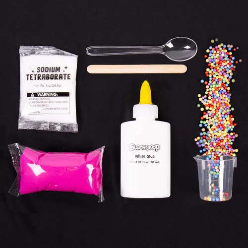 Vista 2 de SLIMYGLOOP crea tu propio kit de sirena por Horizon Group USA, mezcla y crea estiramiento, esponjoso, pegajoso, masilla, lentejuelas brillantes