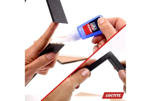 Vista 10 de Loctite Super Glue - Líquido profesional, transparente, botella de 0.7 onzas líquidas, paquete de 2 – Superpegamento para plástico, madera, metal