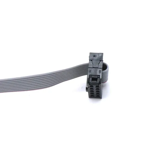 Vista 4 de Sydien 4 unidades de cable de cinta DB9 RS232 serie hembra a 10 pines hembra plana cinta cable conector adaptador, 11.8 in de longitud