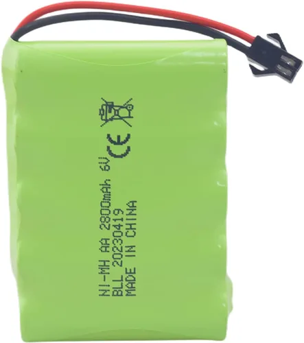 Vista 4 de 2 unids 6.0 V 2800 mAh AA batería recargable con enchufe SM-2P con cable de carga USB para TB141 TB142 DE37 RC coche juguete truco
