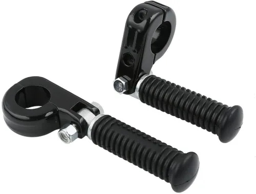 Vista 8 de Green-L Estriberas universales para motocicleta de 1 1/4 pulgadas con abrazadera P para Harley Sportster Softail Dyna Touring Road King Street Glide
