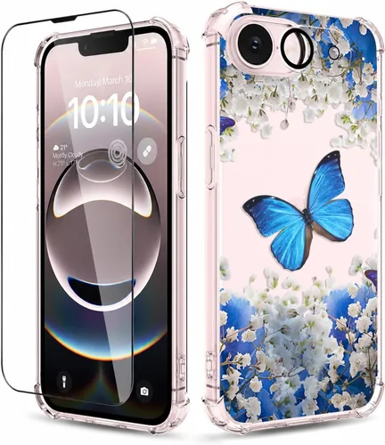 Vista 40 de Funda para iPhone 13 y iPhone 14 (6.1 pulgadas), funda protectora delgada de poliuretano termoplástico suave a prueba de golpes, bonito