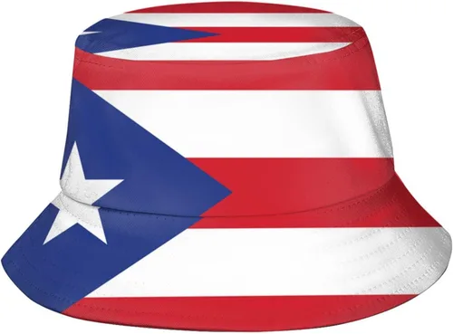 Vista 24 de KiuLoam Sombreros de pescador unisex con bandera, sombreros de pescador plegables para exteriores, verano, viajes, senderismo, playa, gorras