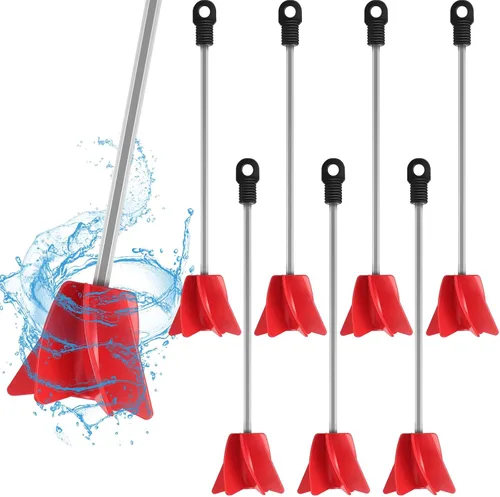 Vista 8 de Loosh 12 agitadores de pintura de 11 pulgadas para taladro, accesorio mezclador de pintura, mezclador epoxi hélice para resina de hormigón, paleta